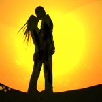 Gif animé amour  soleil